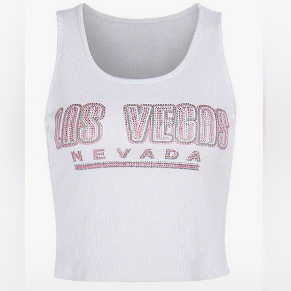Las Vegas Cropped Tank Top